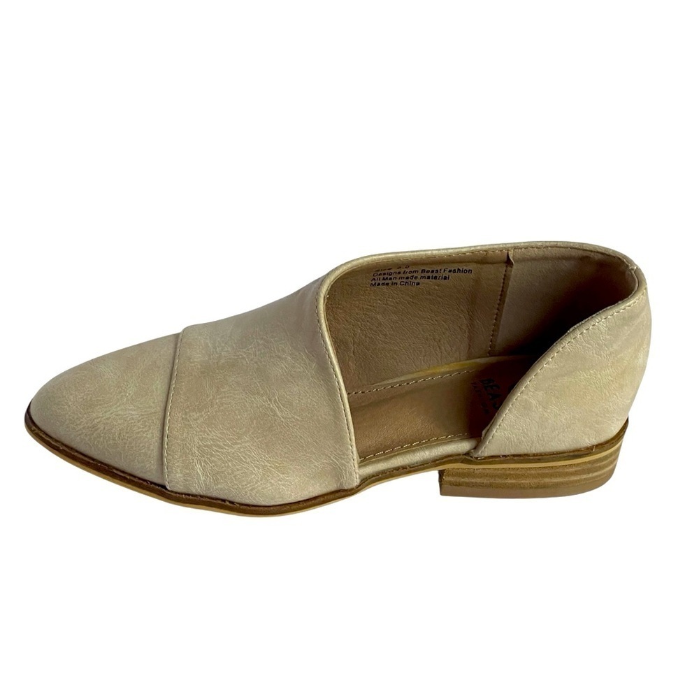 BEAST FASHION CREAM LOAFERS EUC SZ 5.5 - Picture 12 of 14